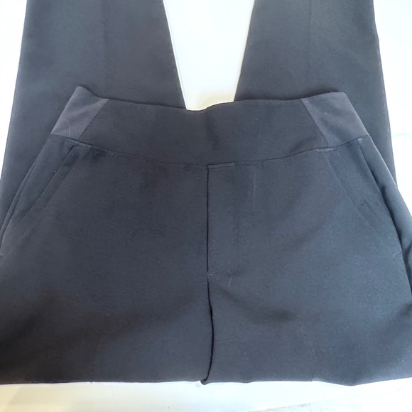Athleta High Rise Stretch Wide Waistband Black Pants, Size 10 - Picture 1 of 5